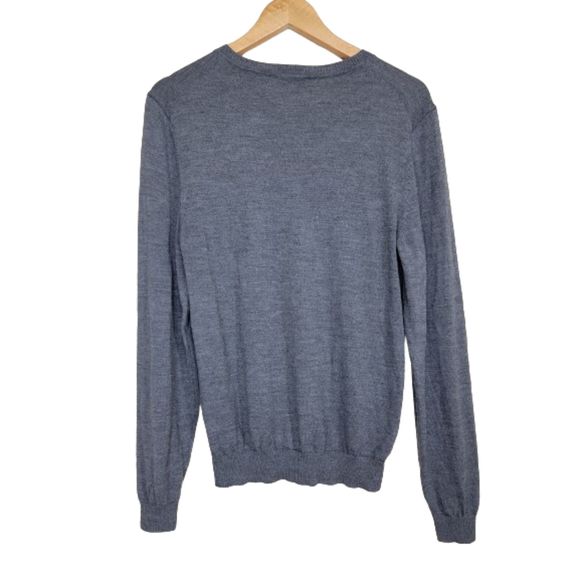 Hugo Boss Extrafine Merino Wool V-neck Sweater - Small - Picture 2 of 4